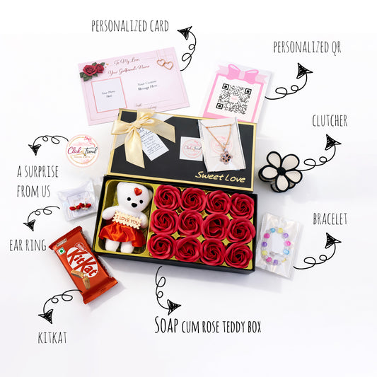 Valentine's Soap Rose Combo
