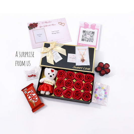 Valentine's Soap Rose Combo